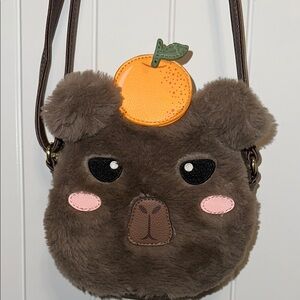 Hot Topic Capybara Furry Figural Crossbody Bag